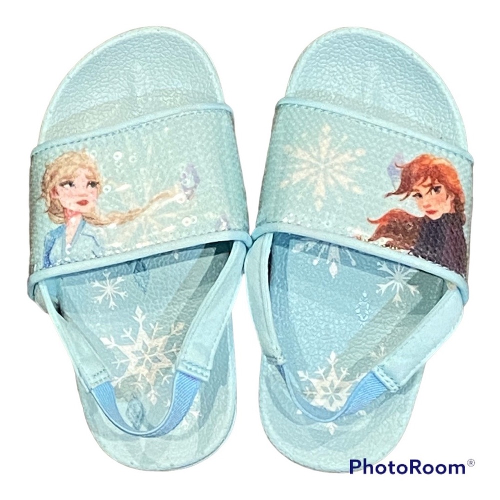 Disney Frozen Elsa and Anna backstrap sandals